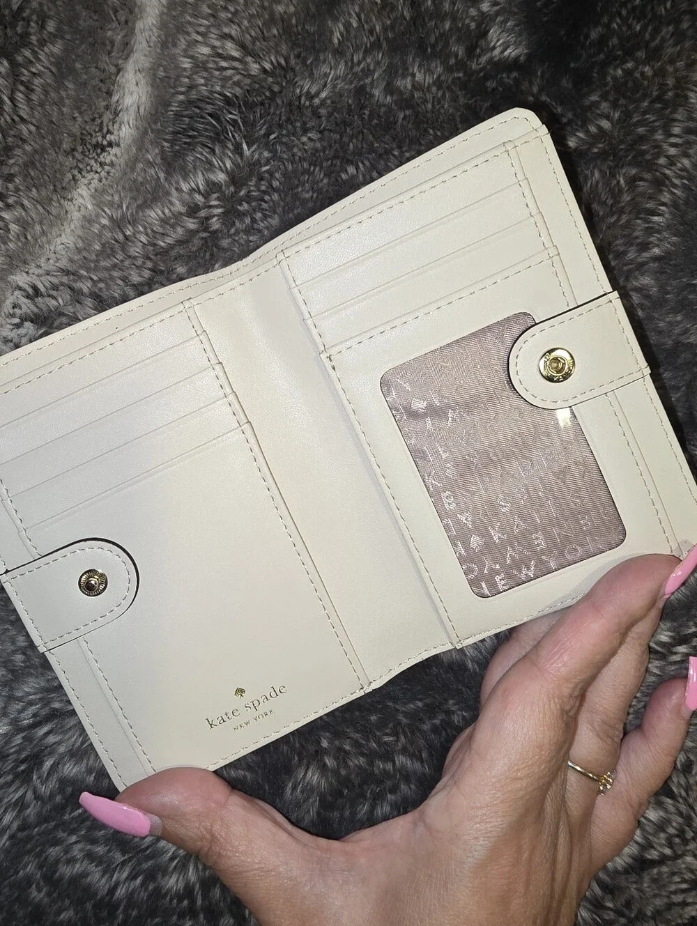 Kate Spade Creme Compact Medium Wallet